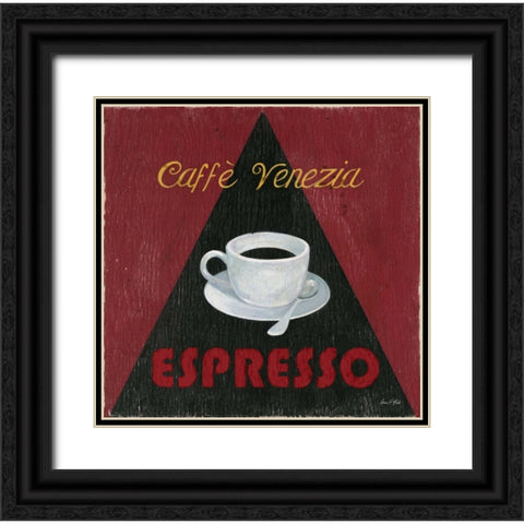 Caffee Venezia Espresso Black Ornate Wood Framed Art Print with Double Matting by Fisk, Arnie