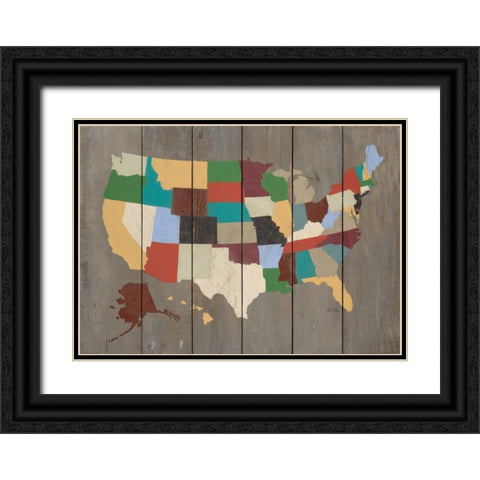 State of the Union Black Ornate Wood Framed Art Print with Double Matting by Fisk, Arnie