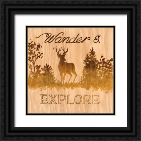 Wander and Explore Black Ornate Wood Framed Art Print with Double Matting by Fisk, Arnie