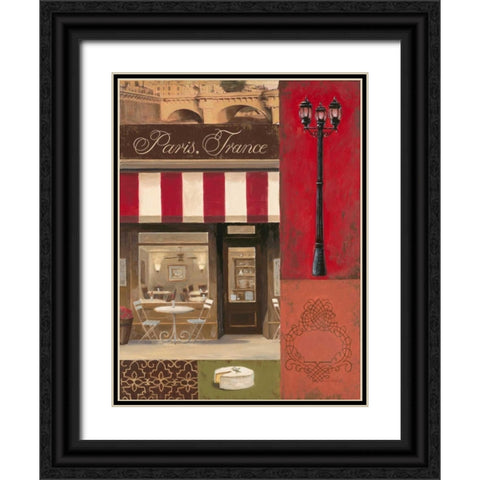 Meeting Place Black Ornate Wood Framed Art Print with Double Matting by Wiens, James