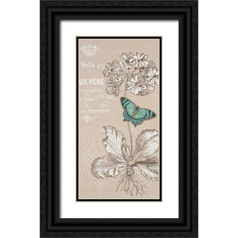 Primula Black Ornate Wood Framed Art Print with Double Matting by Barrett, Chad