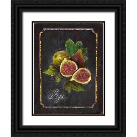 Heritage Figs Black Ornate Wood Framed Art Print with Double Matting by Barrett, Chad