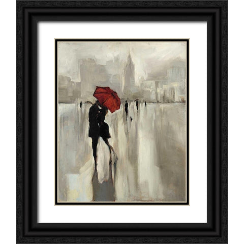Swept Away Black Ornate Wood Framed Art Print with Double Matting by Lehman, Laurel