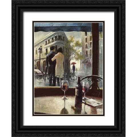 After The Rain Black Ornate Wood Framed Art Print with Double Matting by Heighton, Brent