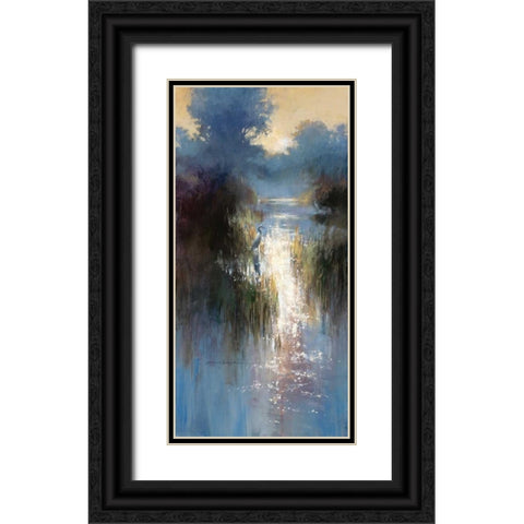 Peaceful Everglades 1 Black Ornate Wood Framed Art Print with Double Matting by Heighton, Brent