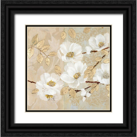 Guilded Glow Black Ornate Wood Framed Art Print with Double Matting by Theodosiou, Matina