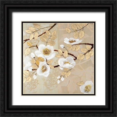 Guilded Shine Black Ornate Wood Framed Art Print with Double Matting by Theodosiou, Matina