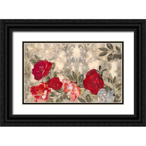 Blooming Beautiful! Black Ornate Wood Framed Art Print with Double Matting by Theodosiou, Matina
