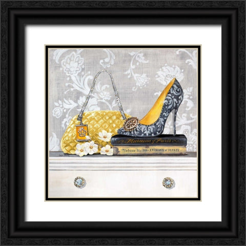 Fashionably Read Black Ornate Wood Framed Art Print with Double Matting by Staehling, Angela
