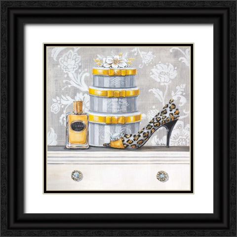 Fashionably Scented Black Ornate Wood Framed Art Print with Double Matting by Staehling, Angela