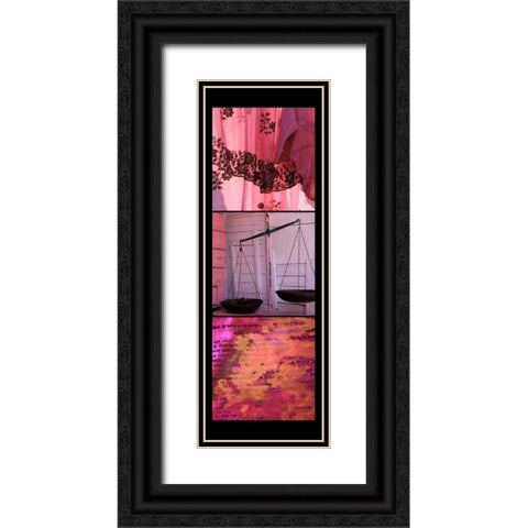 Market Scale Black Ornate Wood Framed Art Print with Double Matting by Rauscher, Michel