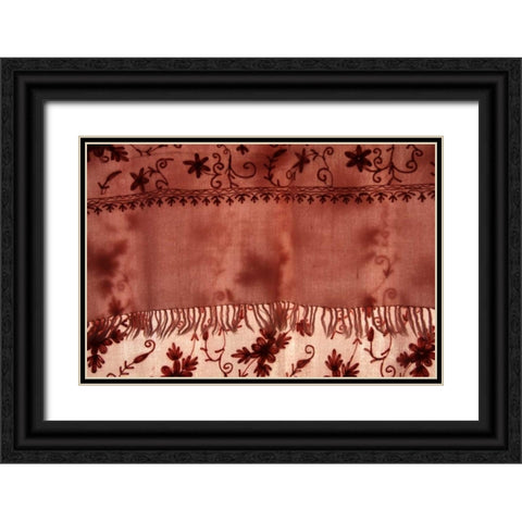 Global Pinks 3 Black Ornate Wood Framed Art Print with Double Matting by Rauscher, Michel