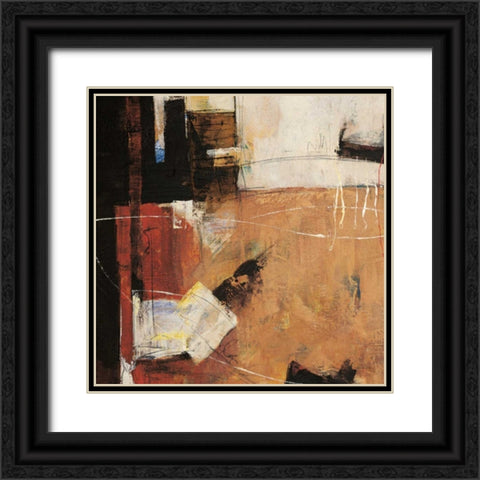 Cadenas XII Black Ornate Wood Framed Art Print with Double Matting by Villarreal Villarreal, Gabriela