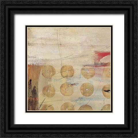 ORBITA 2 Black Ornate Wood Framed Art Print with Double Matting by Villarreal Villarreal, Gabriela