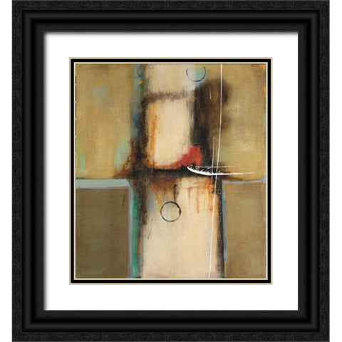 Elemental Thought Black Ornate Wood Framed Art Print with Double Matting by Villarreal Villarreal, Gabriela