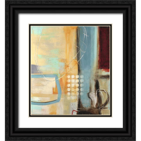 Kinetic Movement Black Ornate Wood Framed Art Print with Double Matting by Villarreal Villarreal, Gabriela
