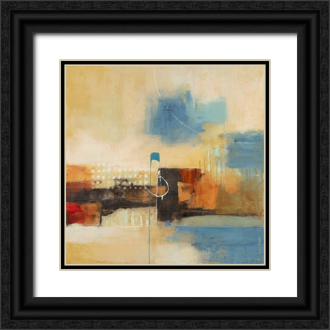 Urban Rhythm Black Ornate Wood Framed Art Print with Double Matting by Villarreal Villarreal, Gabriela