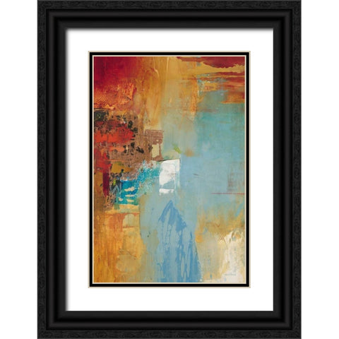 Aqua Illusion 2 Black Ornate Wood Framed Art Print with Double Matting by Villarreal Villarreal, Gabriela