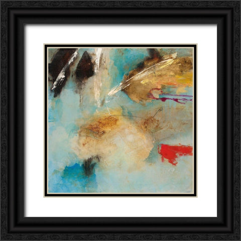 Serena Series 3 Black Ornate Wood Framed Art Print with Double Matting by Villarreal Villarreal, Gabriela