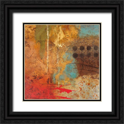 Data 1 Black Ornate Wood Framed Art Print with Double Matting by Villarreal Villarreal, Gabriela