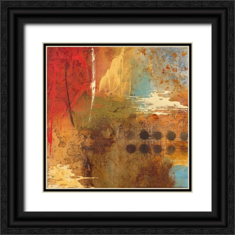 Data 2 Black Ornate Wood Framed Art Print with Double Matting by Villarreal Villarreal, Gabriela