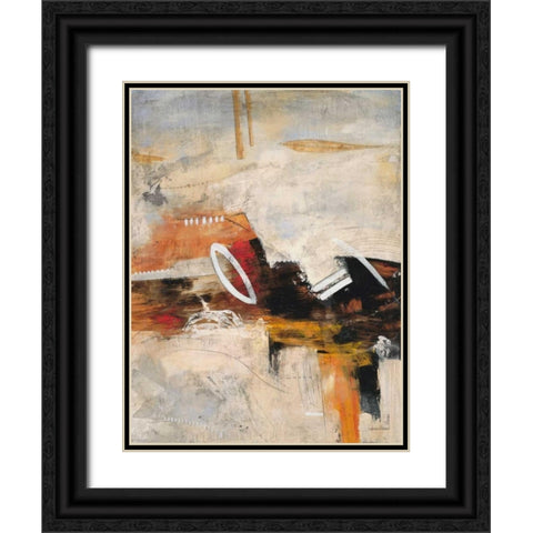 Autumn Rhythm 2 Black Ornate Wood Framed Art Print with Double Matting by Villarreal Villarreal, Gabriela