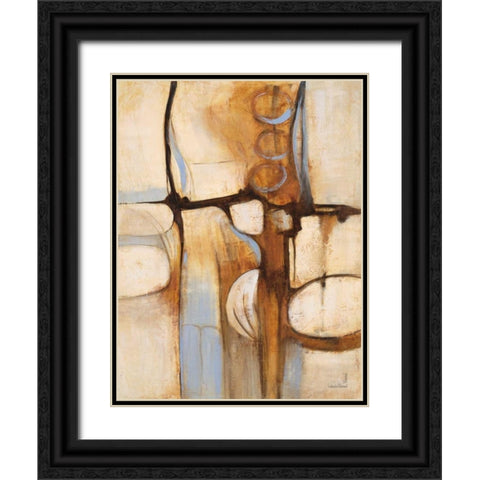 Mid Century 2 Black Ornate Wood Framed Art Print with Double Matting by Villarreal Villarreal, Gabriela