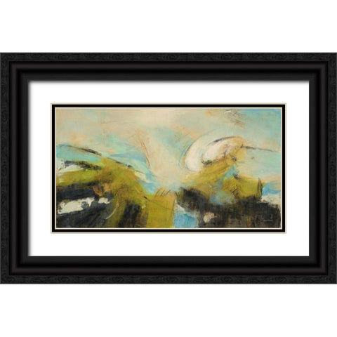 Chartreuse Tale 1 Black Ornate Wood Framed Art Print with Double Matting by Villarreal Villarreal, Gabriela