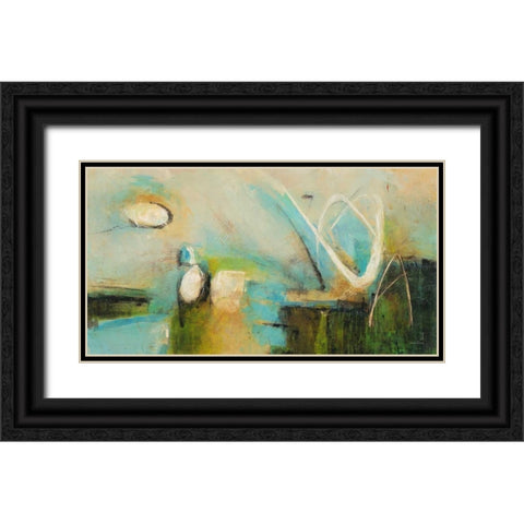 Chartreuse Tale 2 Black Ornate Wood Framed Art Print with Double Matting by Villarreal Villarreal, Gabriela