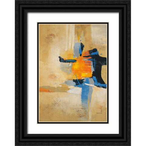 Focused 2 Black Ornate Wood Framed Art Print with Double Matting by Villarreal Villarreal, Gabriela