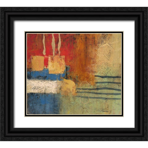 Post Mark 2 Black Ornate Wood Framed Art Print with Double Matting by Villarreal Villarreal, Gabriela