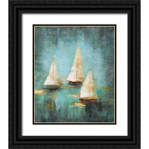 Sail Away 2 Black Ornate Wood Framed Art Print with Double Matting by Villarreal