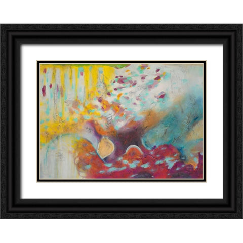 Ray of Light Black Ornate Wood Framed Art Print with Double Matting by Villarreal Villarreal, Gabriela