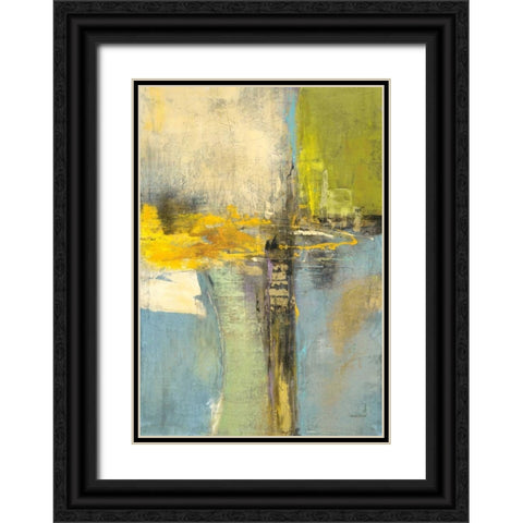 Century Light 1 Black Ornate Wood Framed Art Print with Double Matting by Villarreal Villarreal, Gabriela