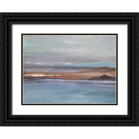 Sea to Sky 1 Black Ornate Wood Framed Art Print with Double Matting by Gold, Lora