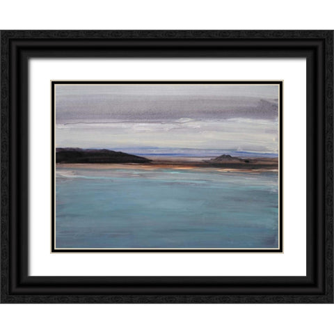 Sea to Sky 2 Black Ornate Wood Framed Art Print with Double Matting by Gold, Lora