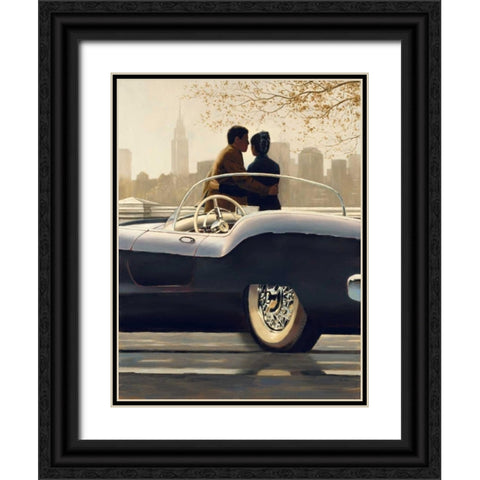 Urban Getaway Black Ornate Wood Framed Art Print with Double Matting by Sullivan, Myles