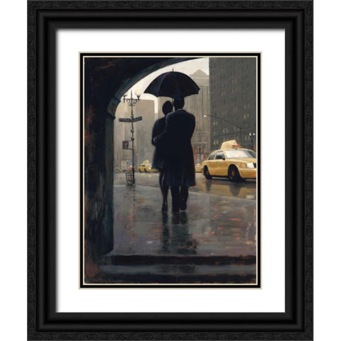 Urban Outings Black Ornate Wood Framed Art Print with Double Matting by Sullivan, Miles