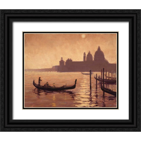 Holiday    Black Ornate Wood Framed Art Print with Double Matting by Amber, Zeph