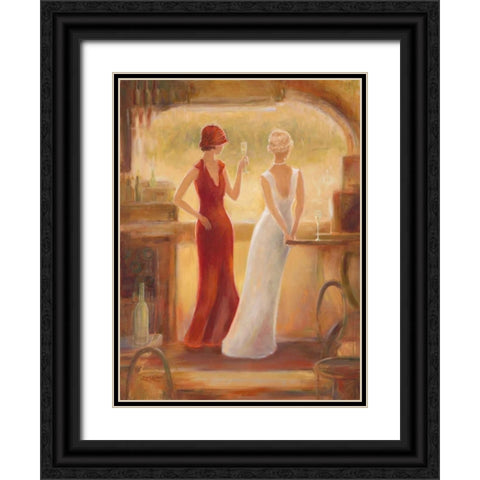 Afternoon Champagne Black Ornate Wood Framed Art Print with Double Matting by Amber, Zeph