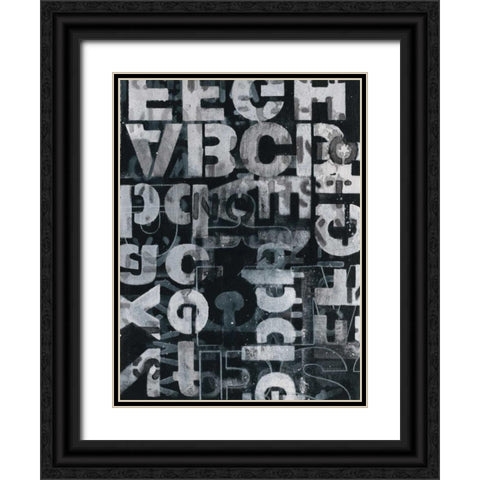 Wisdom 1 Black Ornate Wood Framed Art Print with Double Matting by Wyatt, Norman Jr.