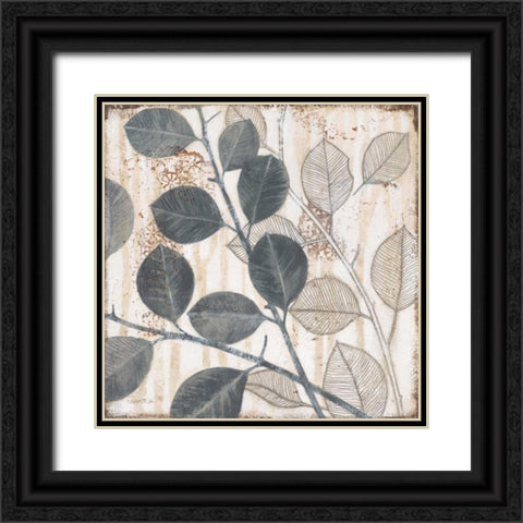 Elemental Leaves 2 Black Ornate Wood Framed Art Print with Double Matting by Wyatt, Norman Jr.