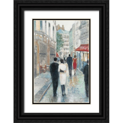 Paris Impressions 3 Black Ornate Wood Framed Art Print with Double Matting by Wyatt, Norman Jr.
