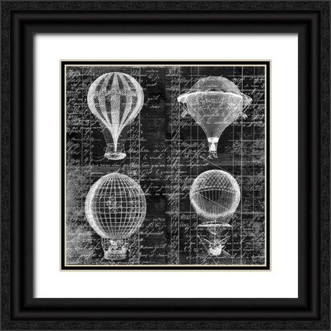 Off To The Races 1 Black Ornate Wood Framed Art Print with Double Matting by Robertson, Walter