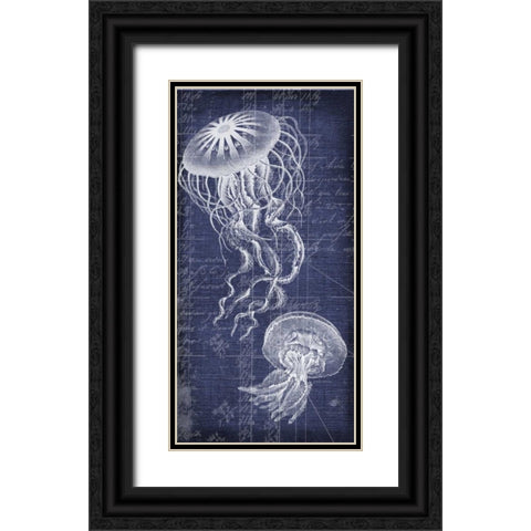 Float Away Black Ornate Wood Framed Art Print with Double Matting by Robertson, Walter