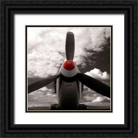 Flight Path Black Ornate Wood Framed Art Print with Double Matting by McCarthy, Matt