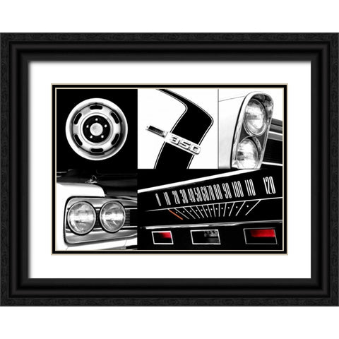 Muscle Black Ornate Wood Framed Art Print with Double Matting by McCarthy, Matt