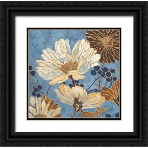 September Garden Black Ornate Wood Framed Art Print with Double Matting by Sarah, Colleen