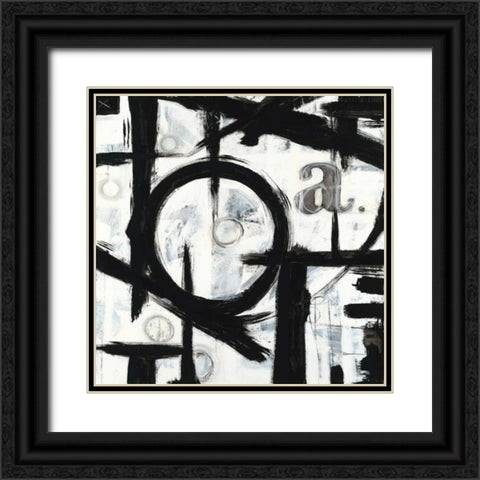 Choices 1  Black Ornate Wood Framed Art Print with Double Matting by Dascher, Dennis