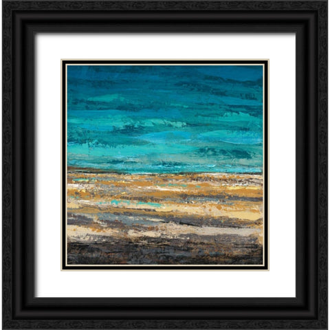 Desert Tropics Black Ornate Wood Framed Art Print with Double Matting by Dascher, Dennis